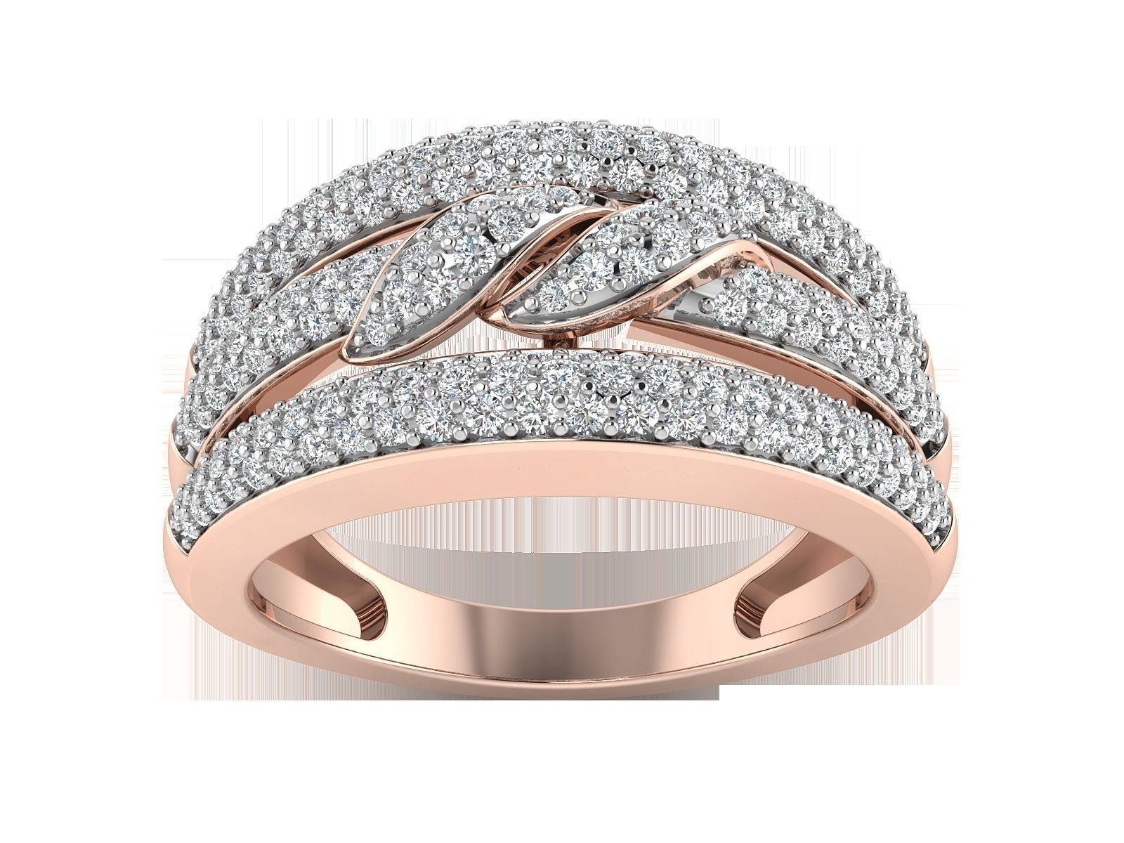 Solitaire Wedding Women Ring 3dm STL OBJ FBX Details 3D print model_1