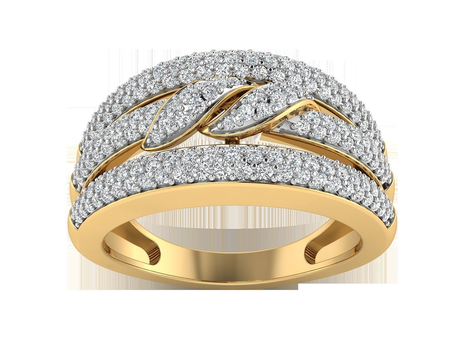 Solitaire Wedding Women Ring 3dm STL OBJ FBX Details 3D print model_3