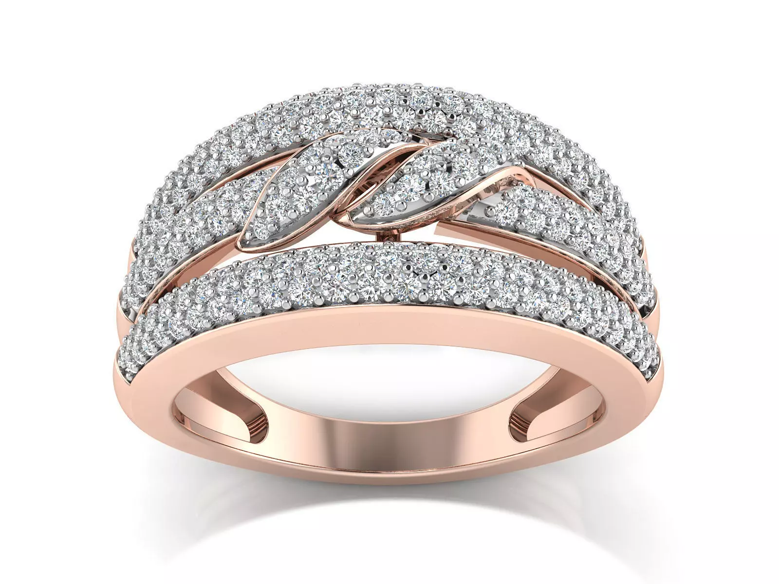 Solitaire Wedding Women Ring 3dm STL OBJ FBX Details 3D print model_0