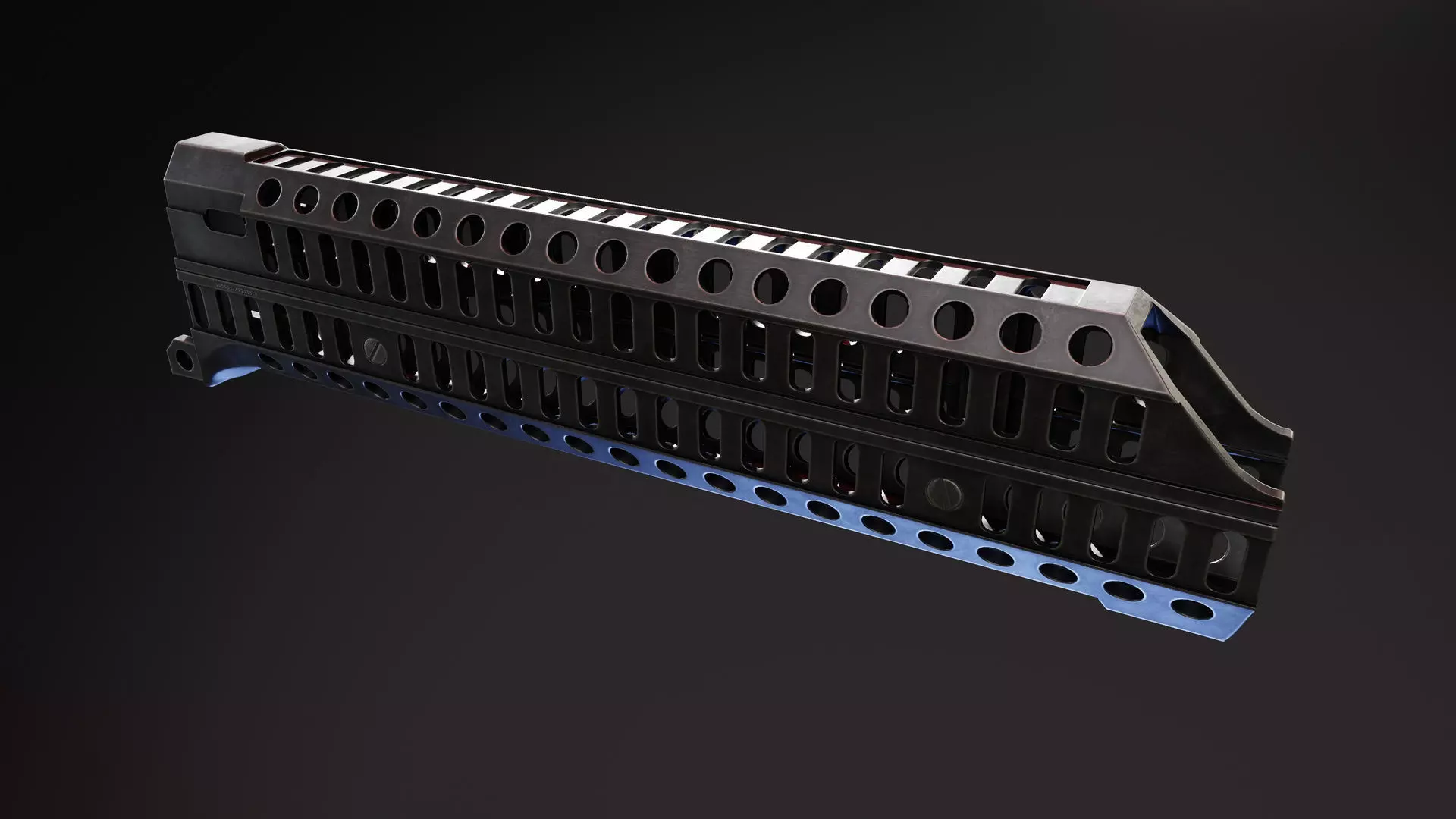 Zenitco Sport 12 Handguard Low-poly 3D model_0