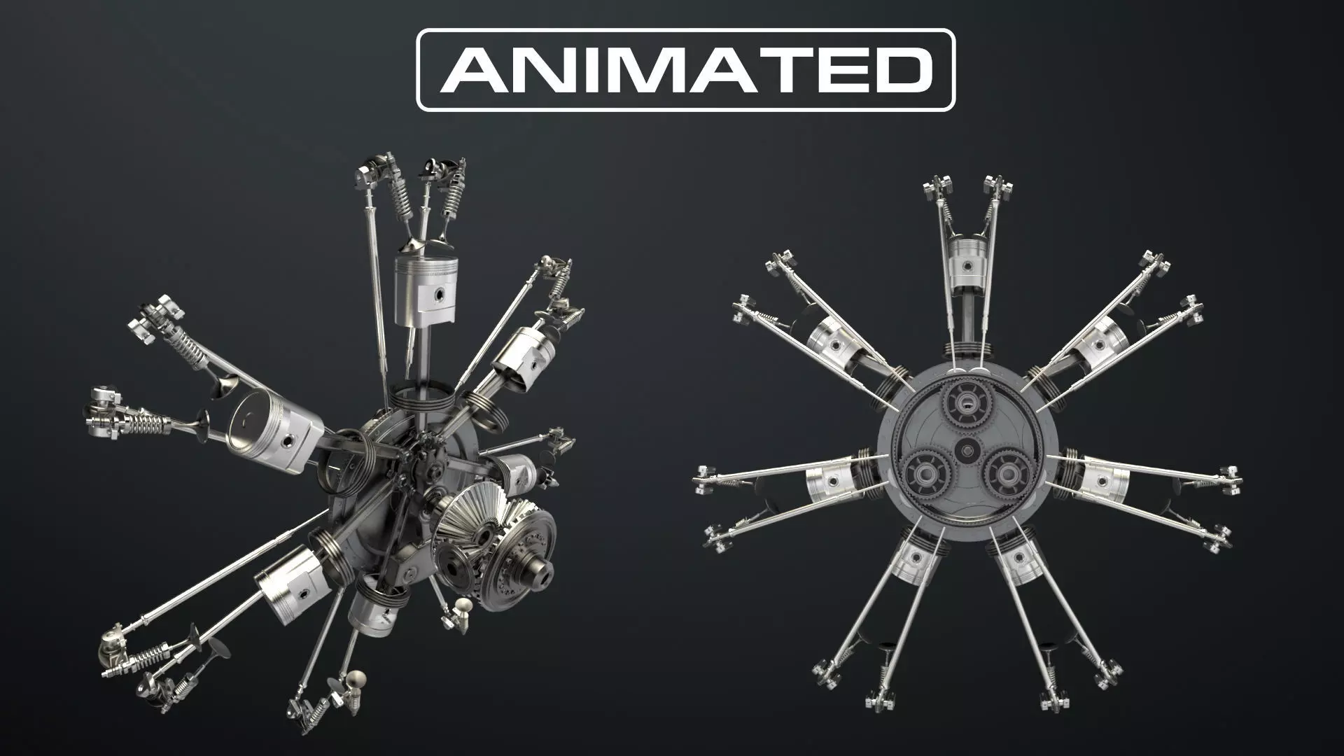 AirCraft Engine 3D model