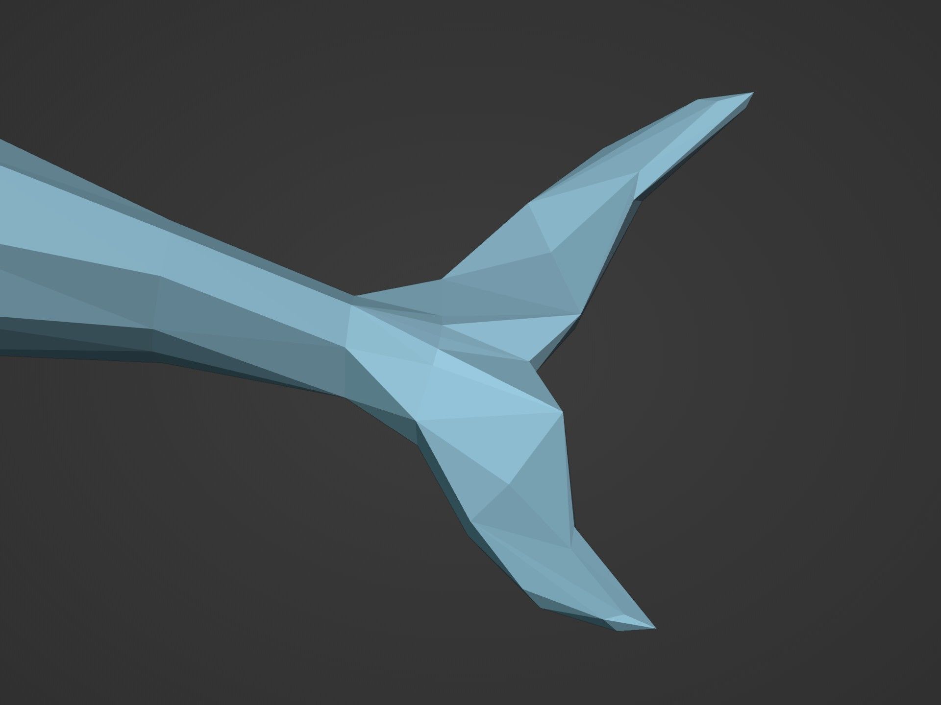 Low Poly Dolphin Low-poly 3D model_19