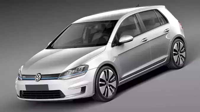 Volkswagen e-Golf 2015 3D model