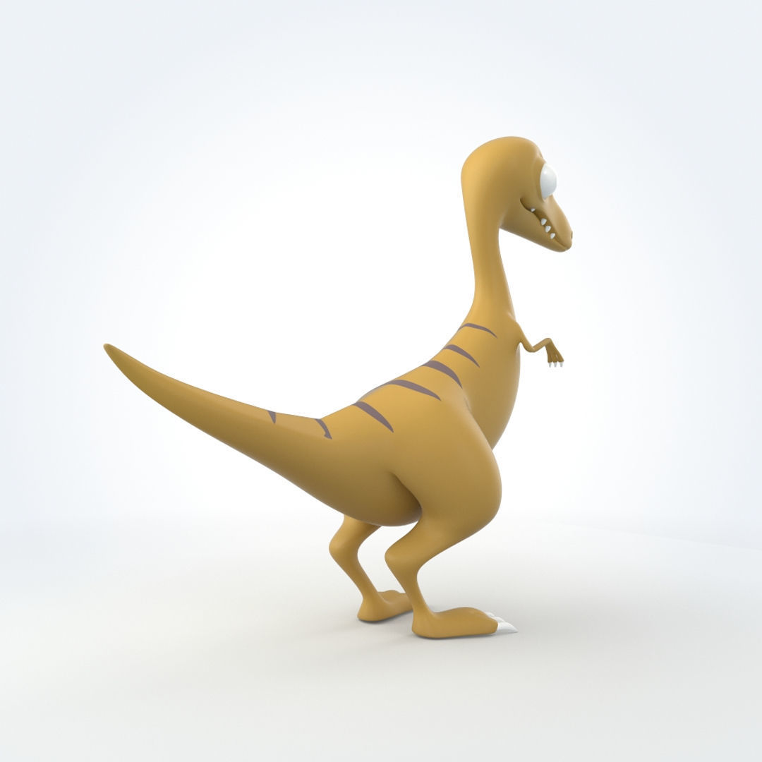 Velociraptor 3D model_2