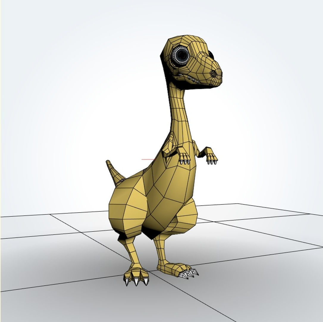 Velociraptor 3D model_6