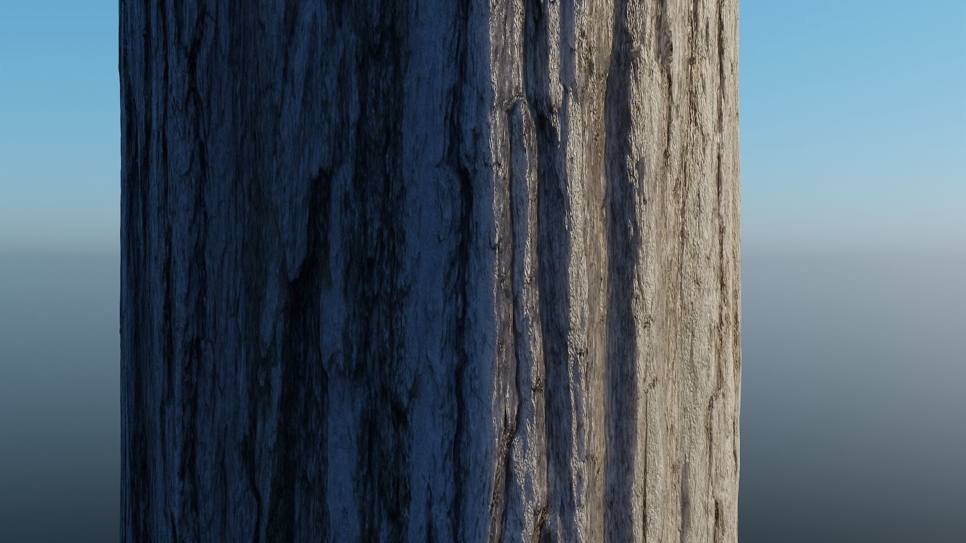 HD Seamless Bark Pack of 5 - with 16 bit height maps Low-poly 3D model_5