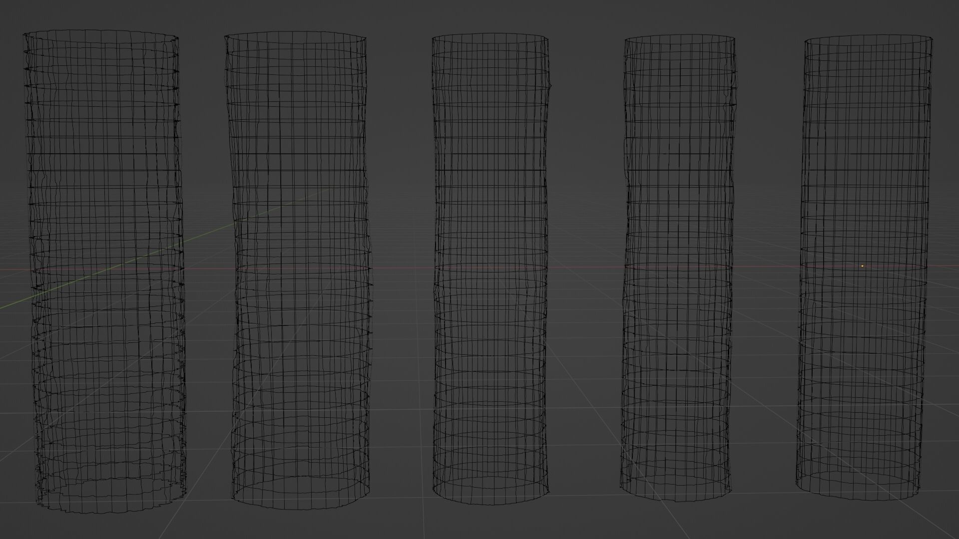 HD Seamless Bark Pack of 5 - with 16 bit height maps Low-poly 3D model_7