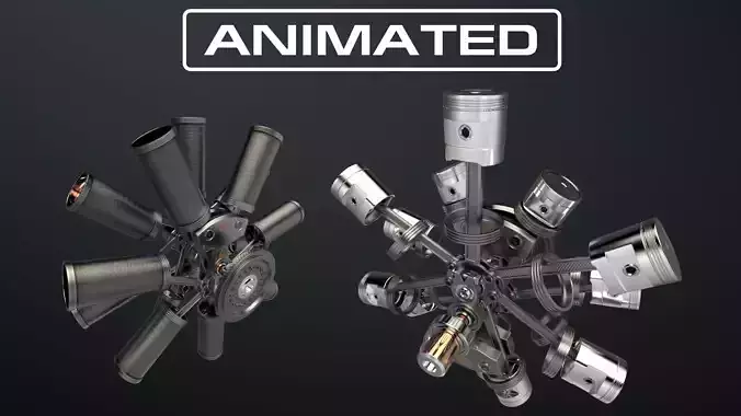 AirCraft Engine 3D model