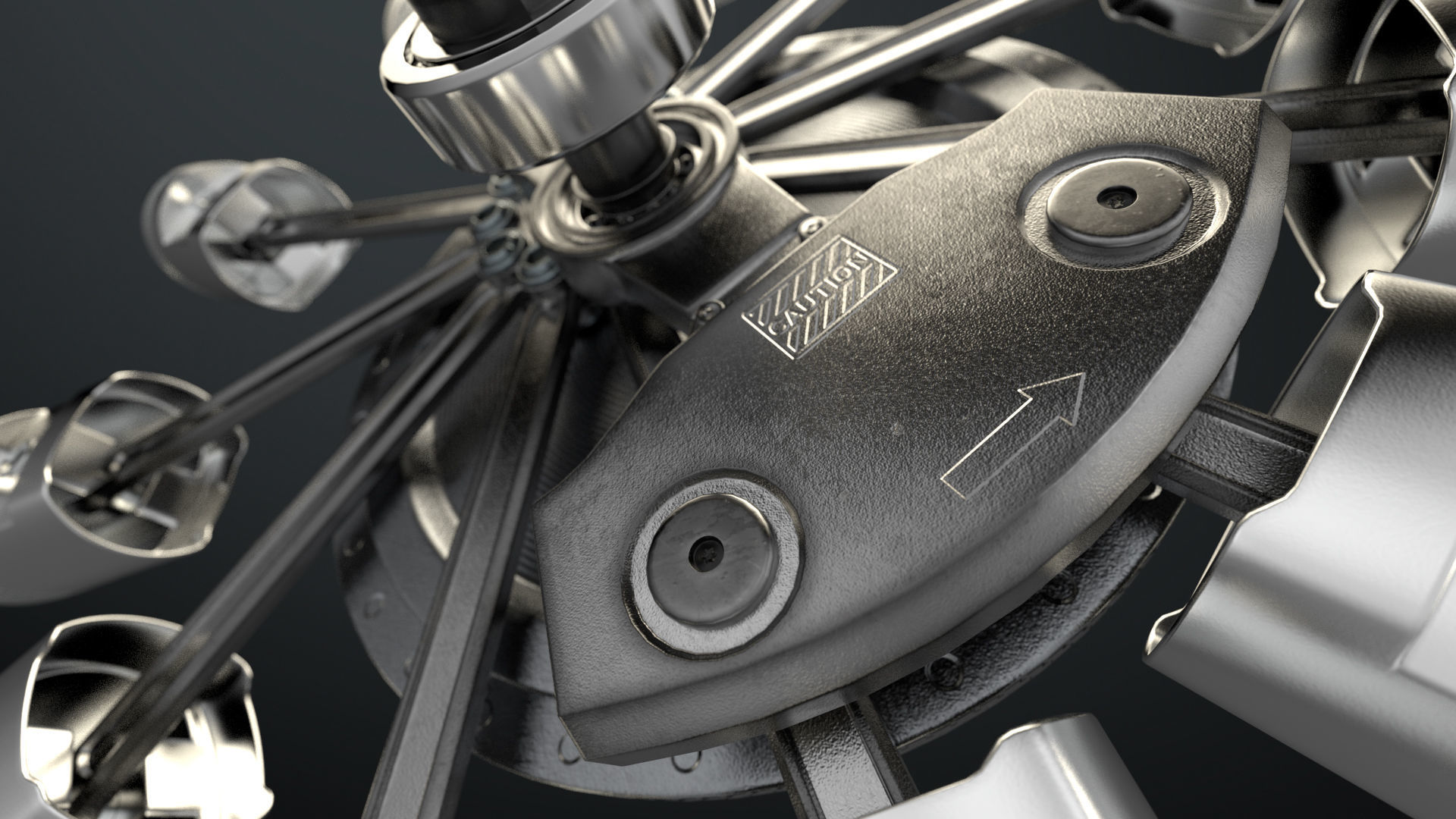 Aircraft Engine 3D model_15