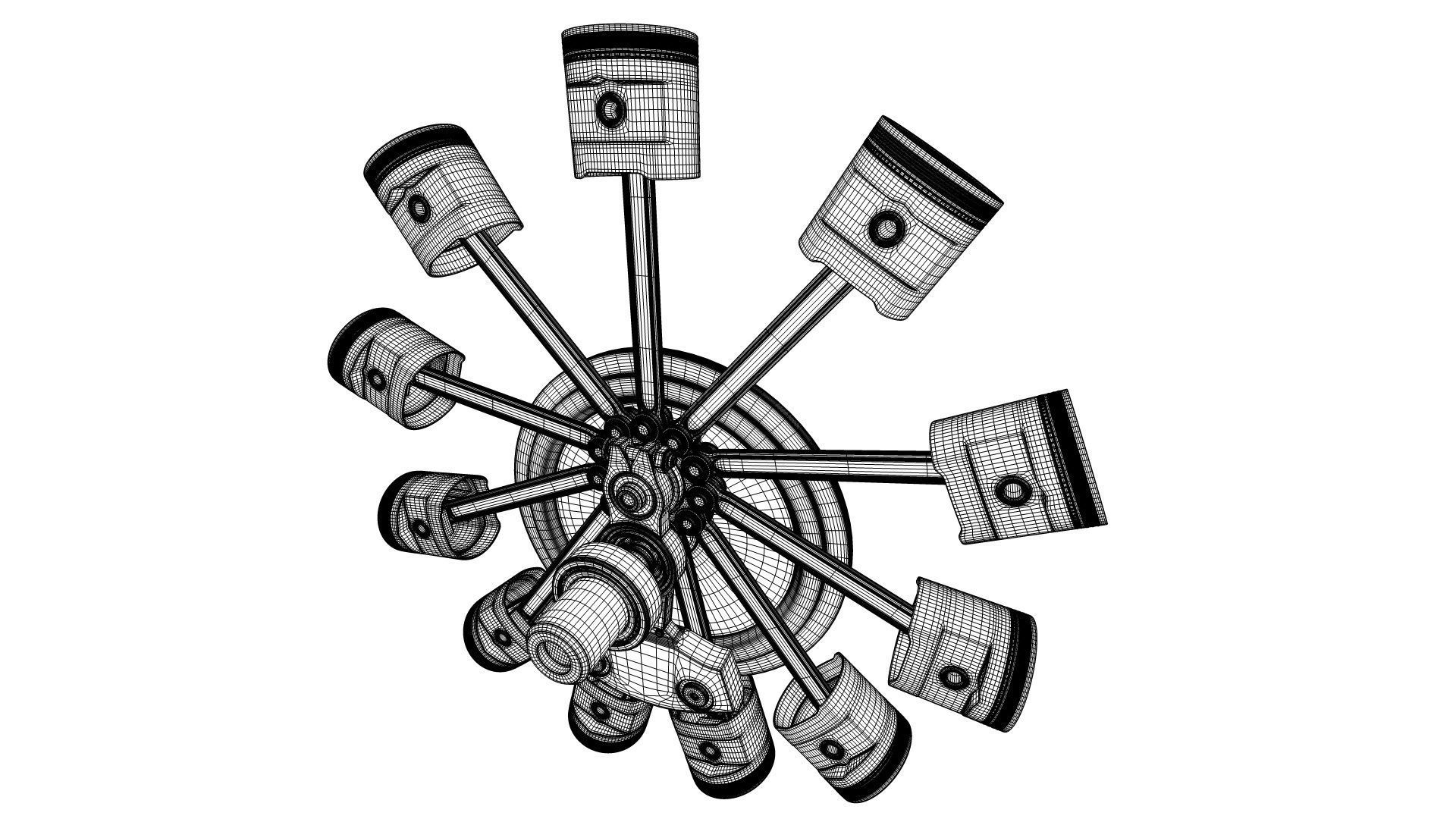 Aircraft Engine 3D model_20