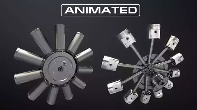 Aircraft Engine 3D model