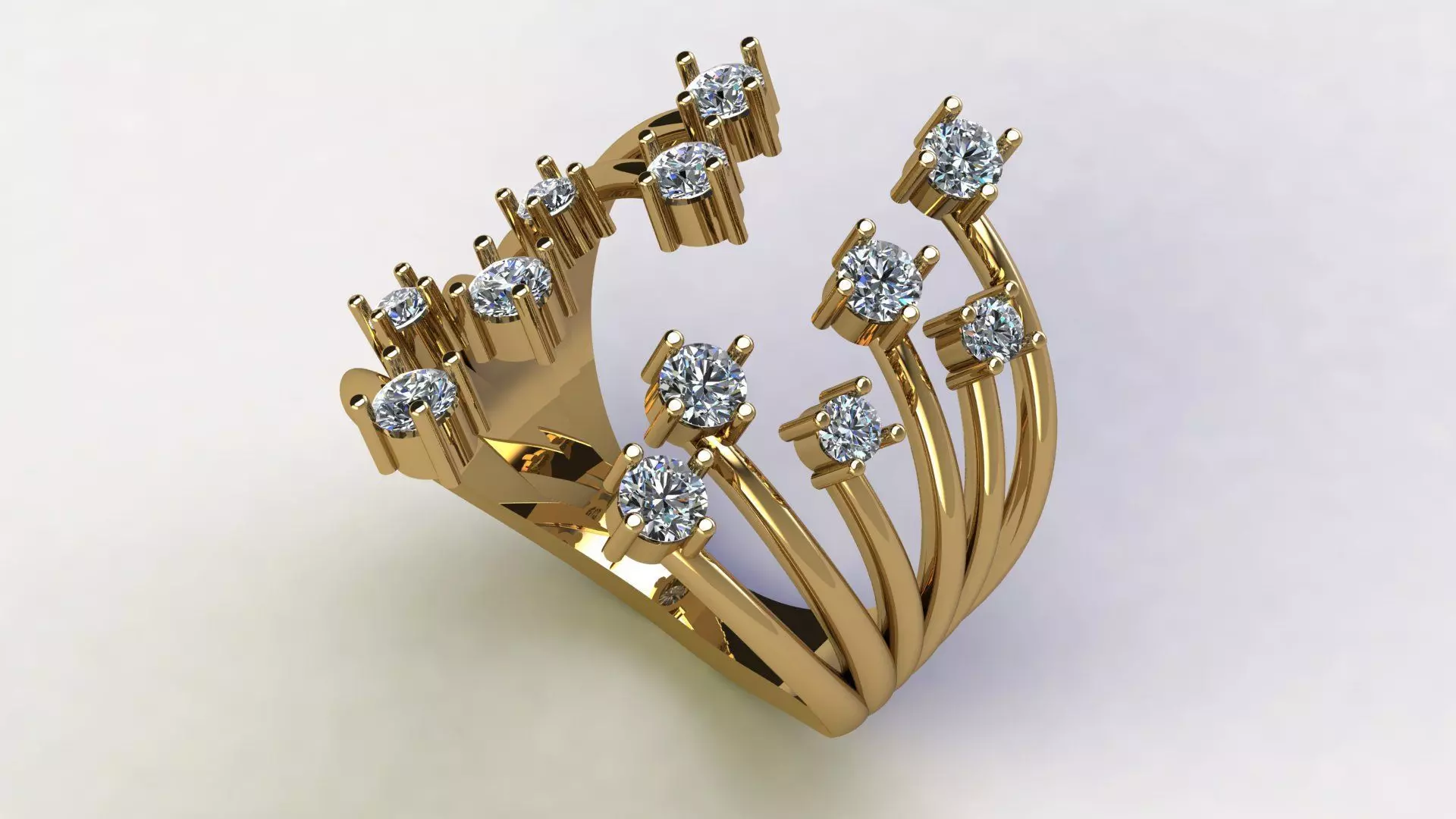 Women Ring Jewelry 3D model