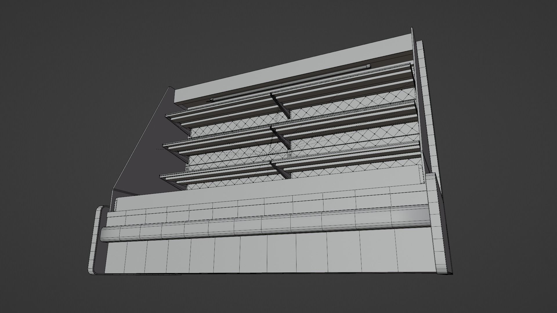 Store fridge Free 3D model_10