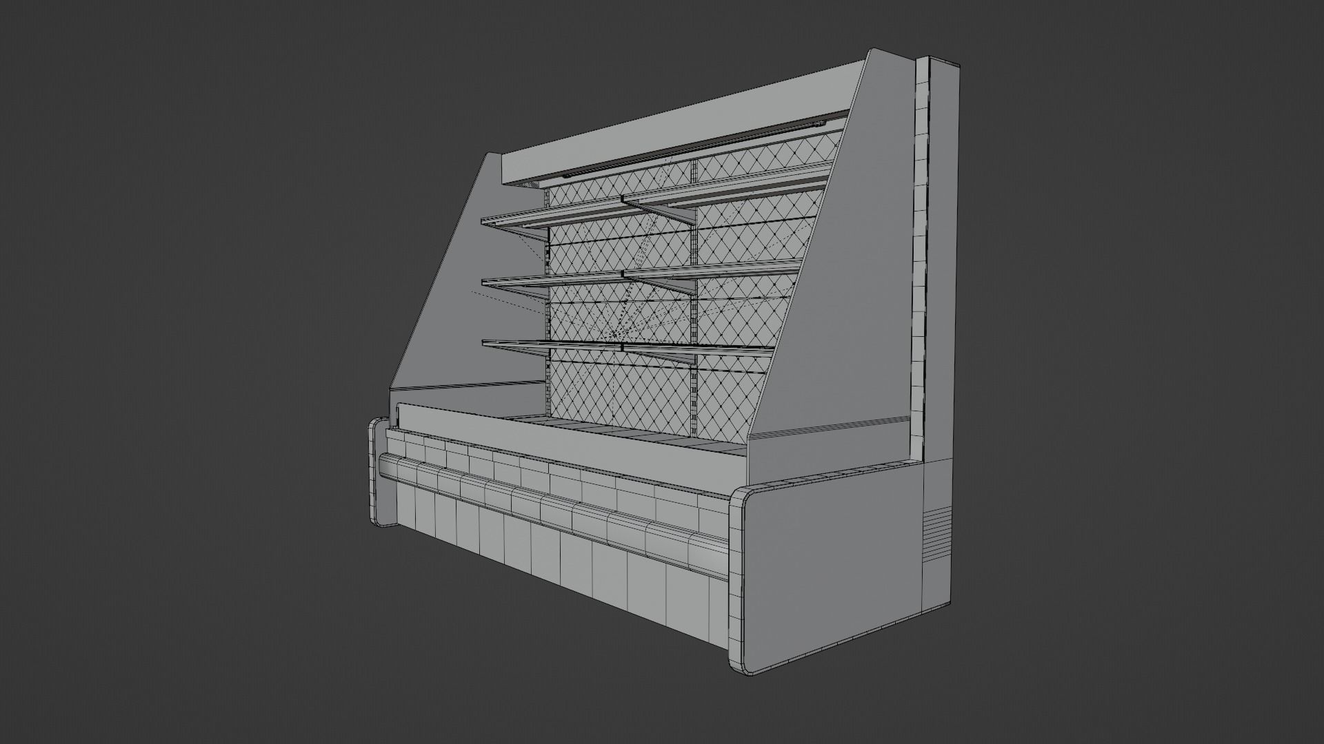 Store fridge Free 3D model_9