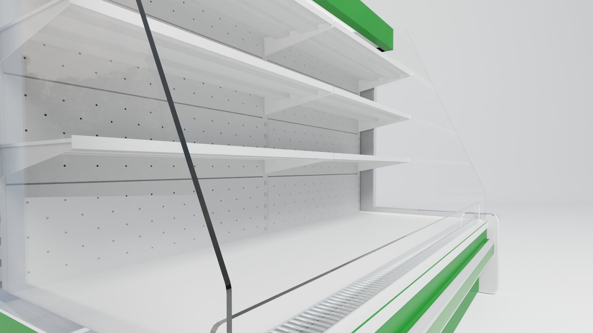 Store fridge Free 3D model_4
