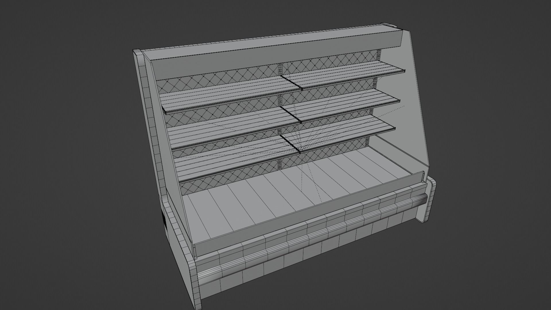 Store fridge Free 3D model_11