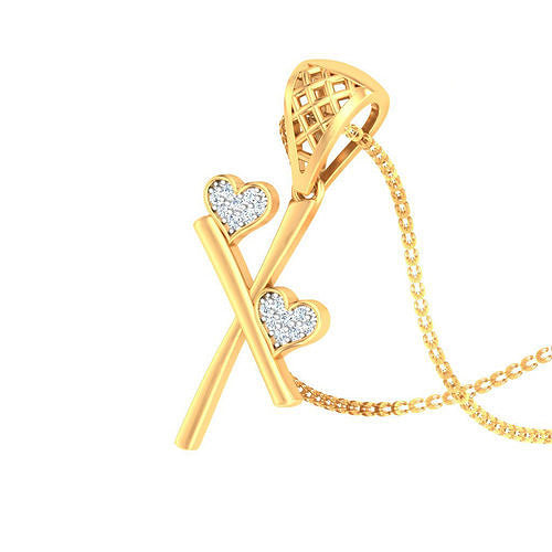 X Alphabet Pendant X Heart Pendant 3D print model