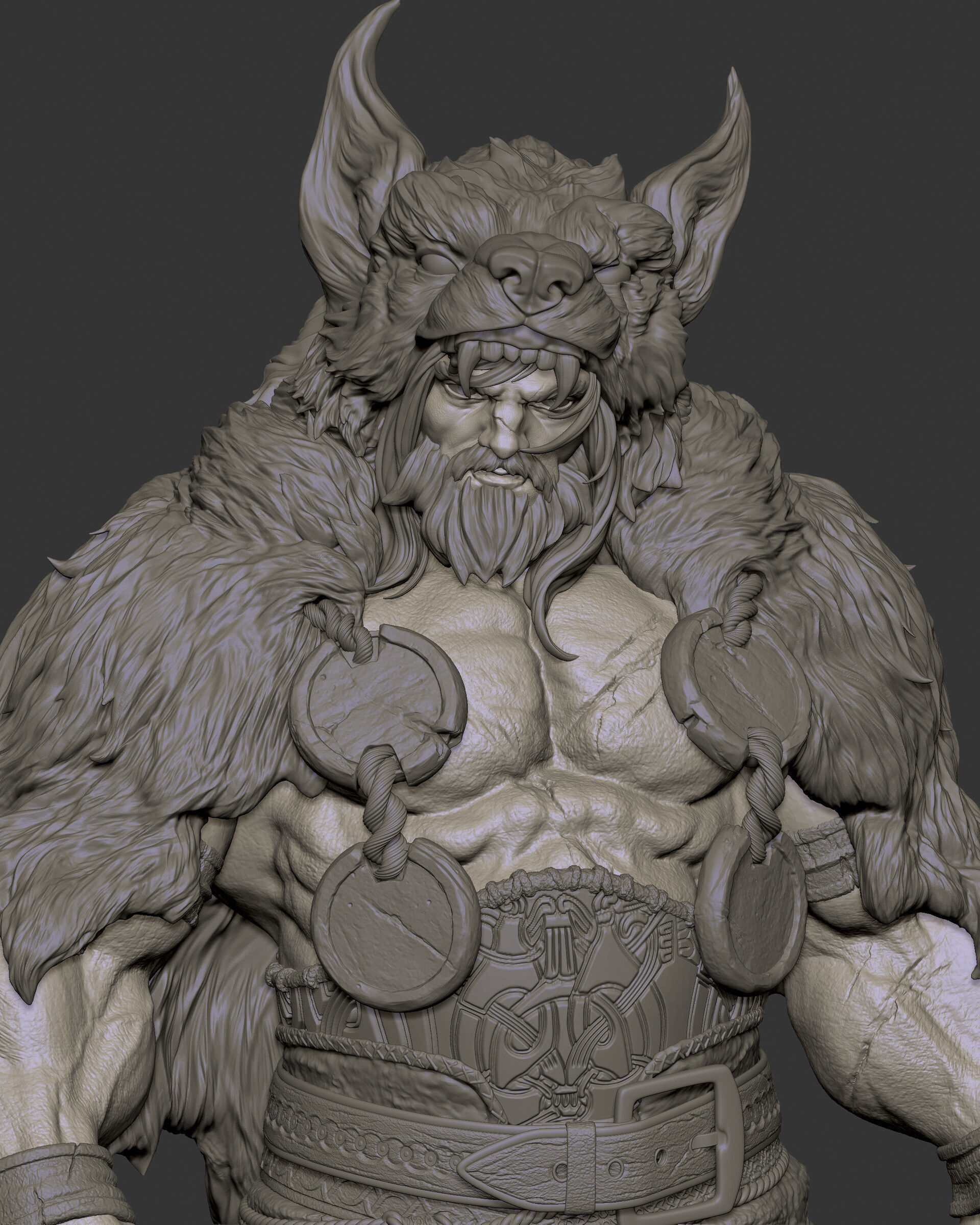 Barbarian Thor 3D Print 3D print model_1
