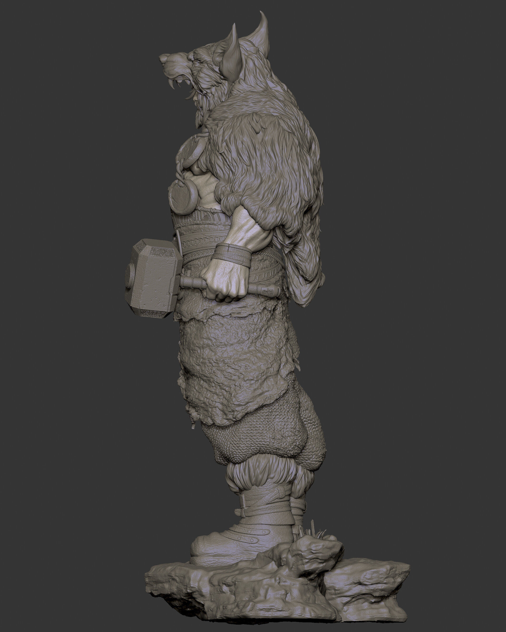 Barbarian Thor 3D Print 3D print model_9