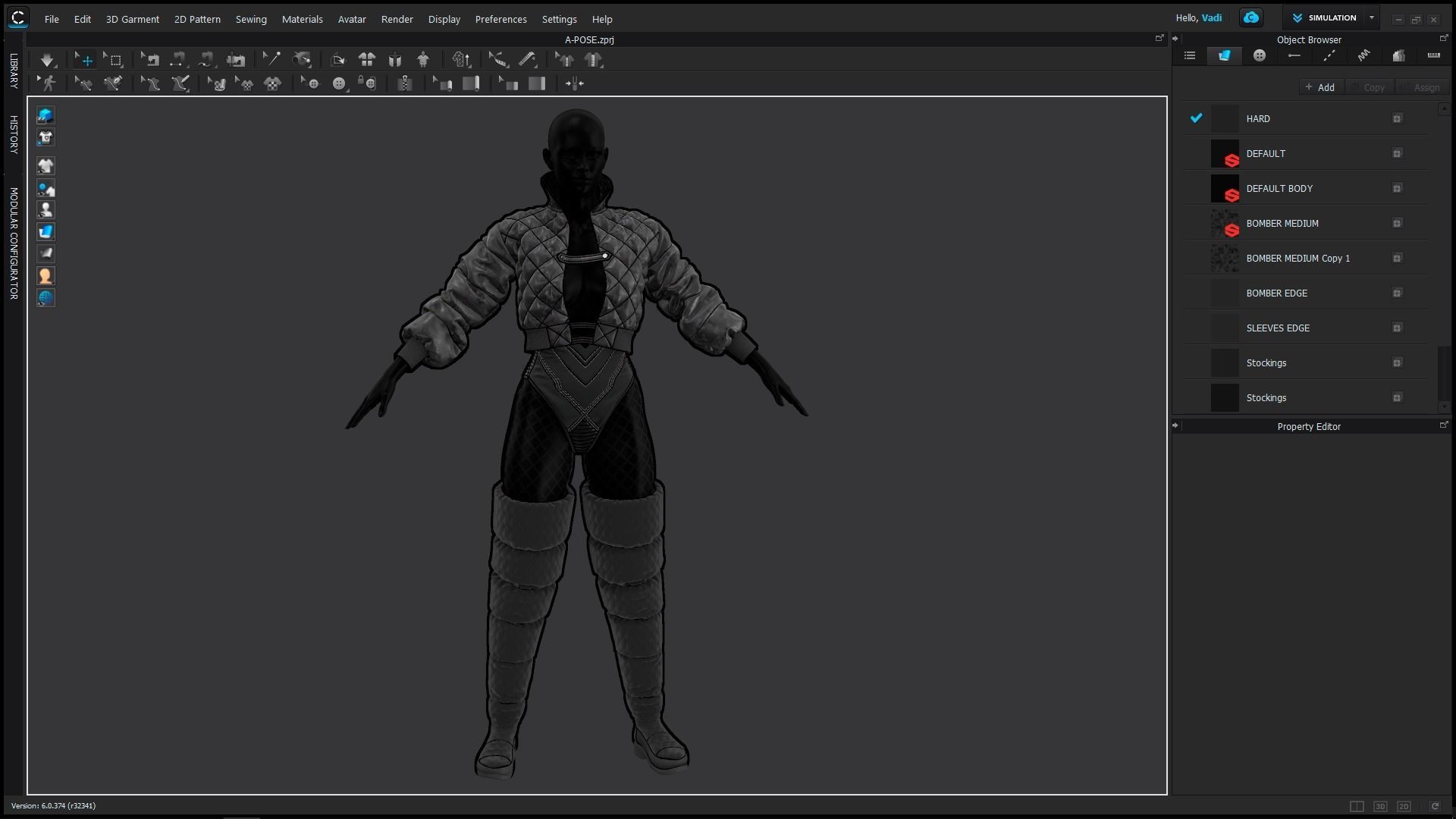 Female Streetwear 3  3D model_5