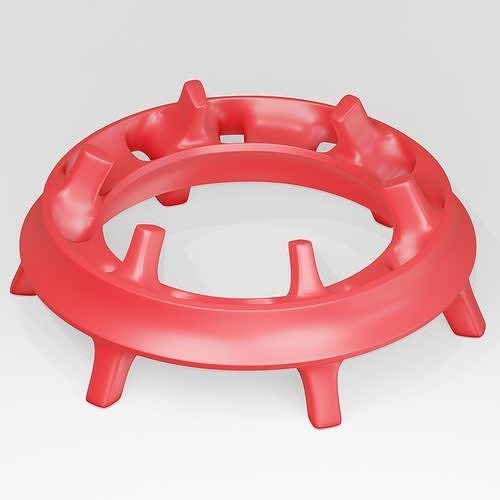 Ball Stand 3D print model Low-poly 3D print model