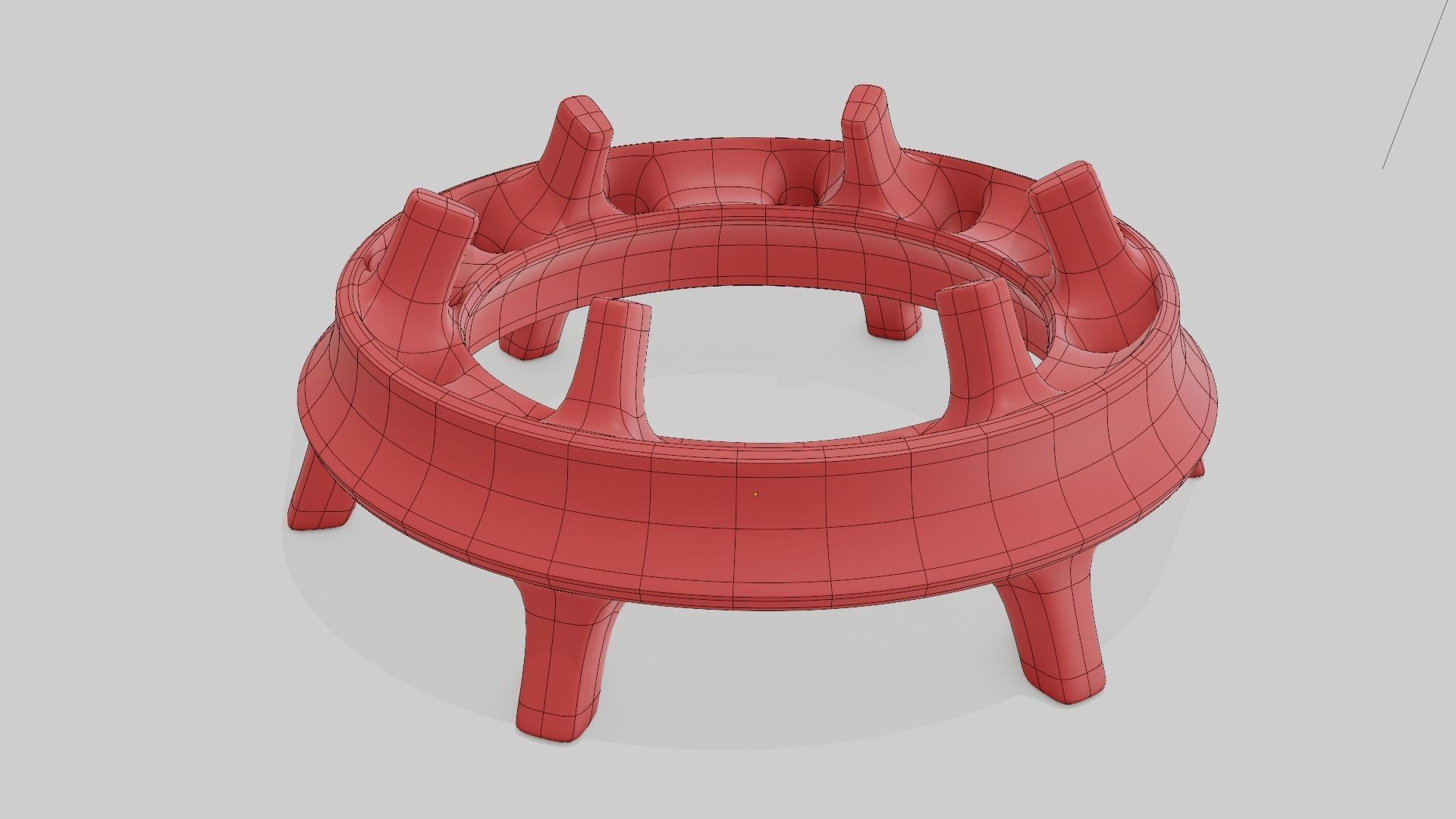 Ball Stand 3D print model 3D print model_3