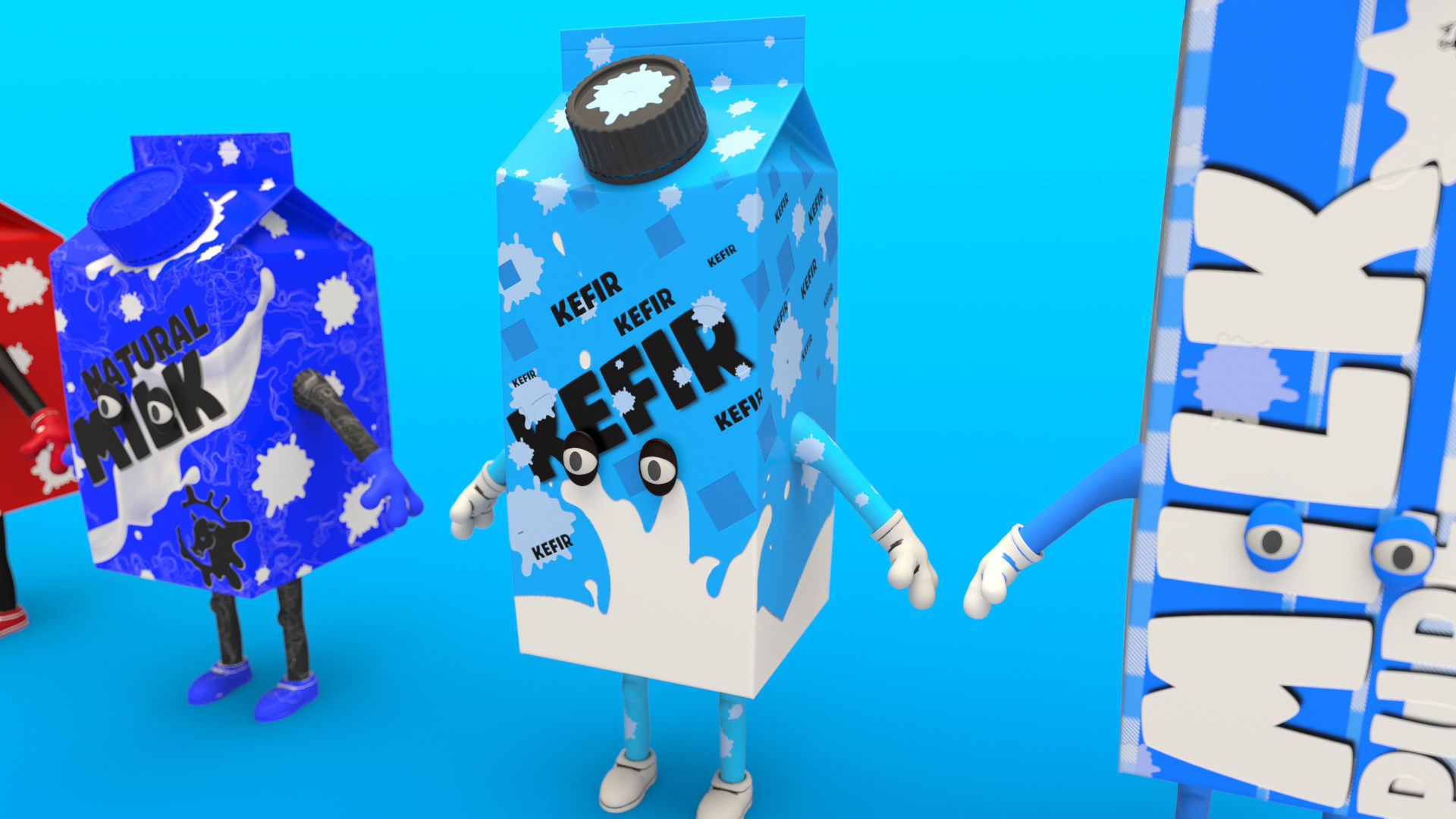 Cartoon Characters Collection 3D model_29