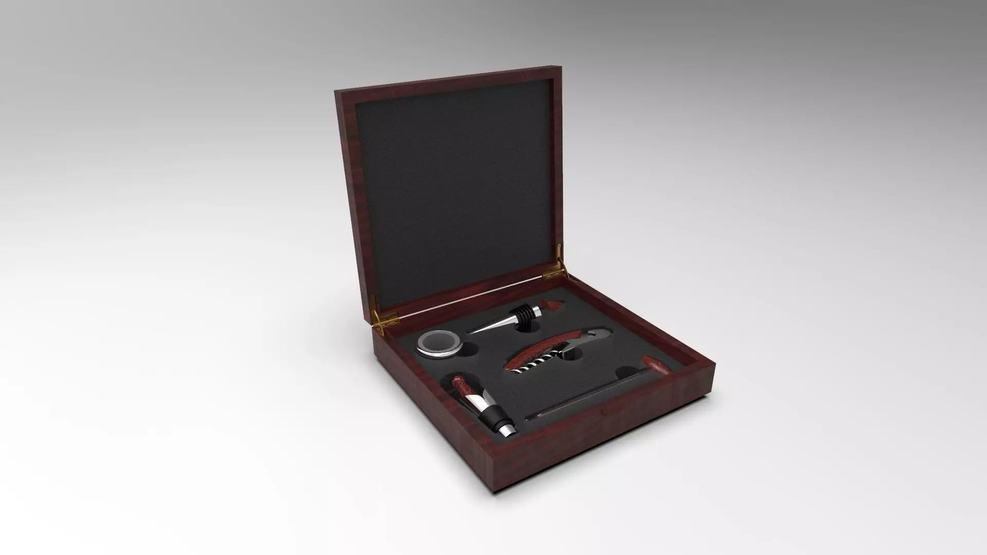 Wine accessory set 3D print model