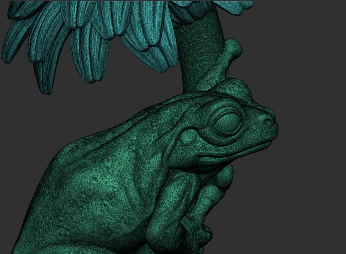 Frog Romantic 3D print model_14