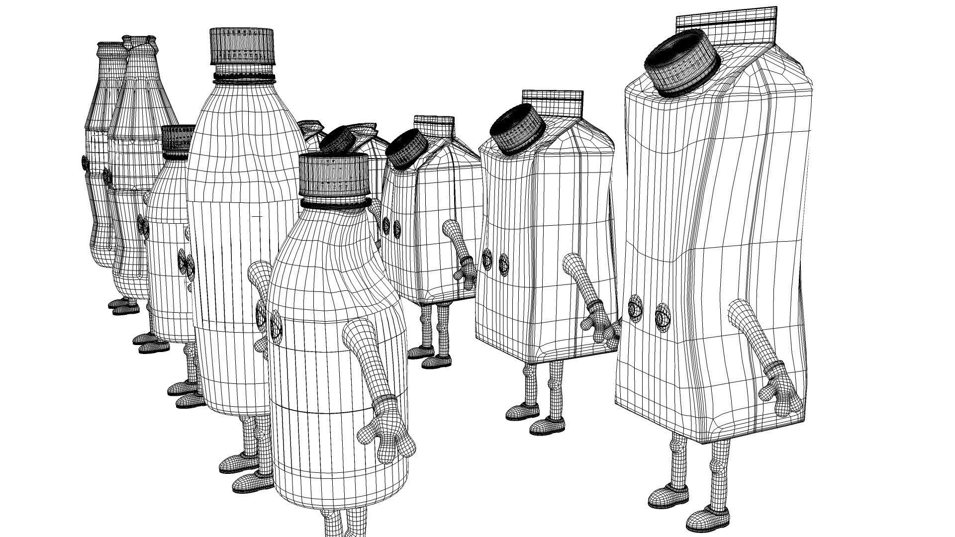 Cartoon Characters Dirt 3D model_28