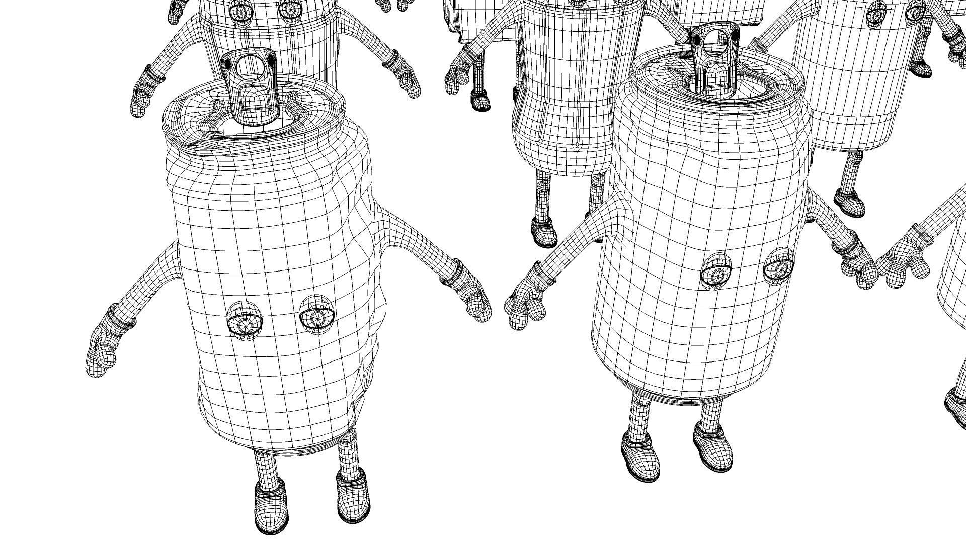 Cartoon Characters Dirt 3D model_34