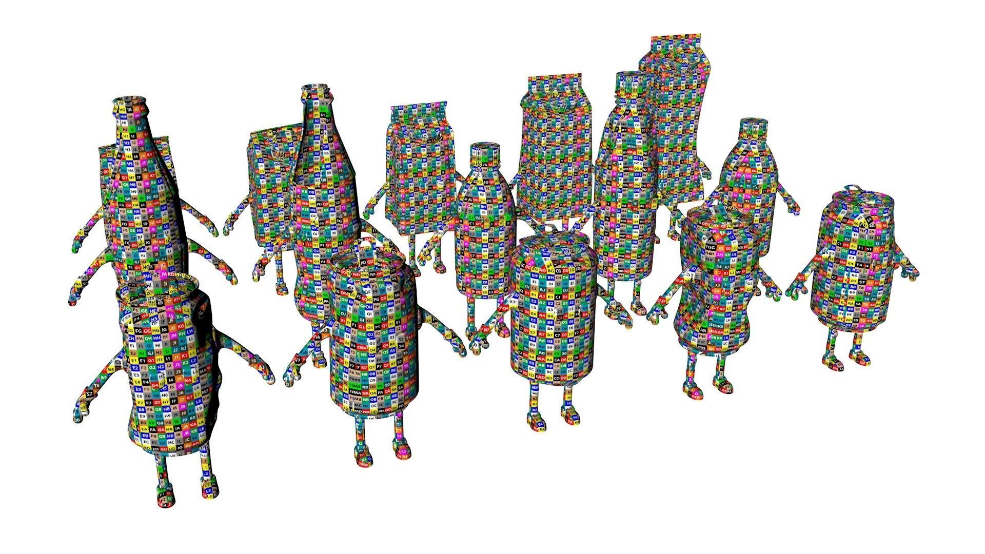 Cartoon Characters Dirt 3D model_25