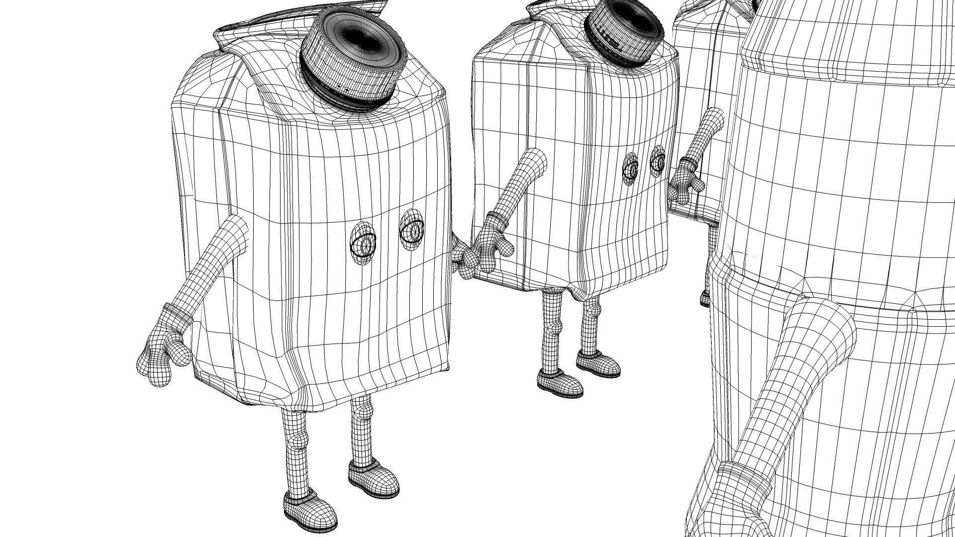 Cartoon Characters Dirt 3D model_31