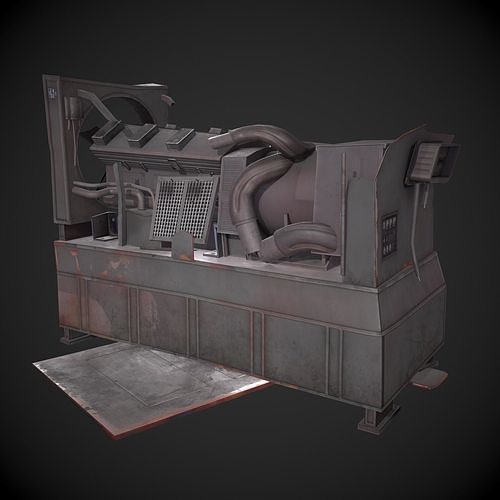 Broken Generator 3D model
