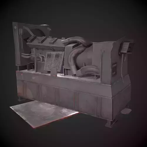 Broken Generator 3D model Broken Generator 3D model