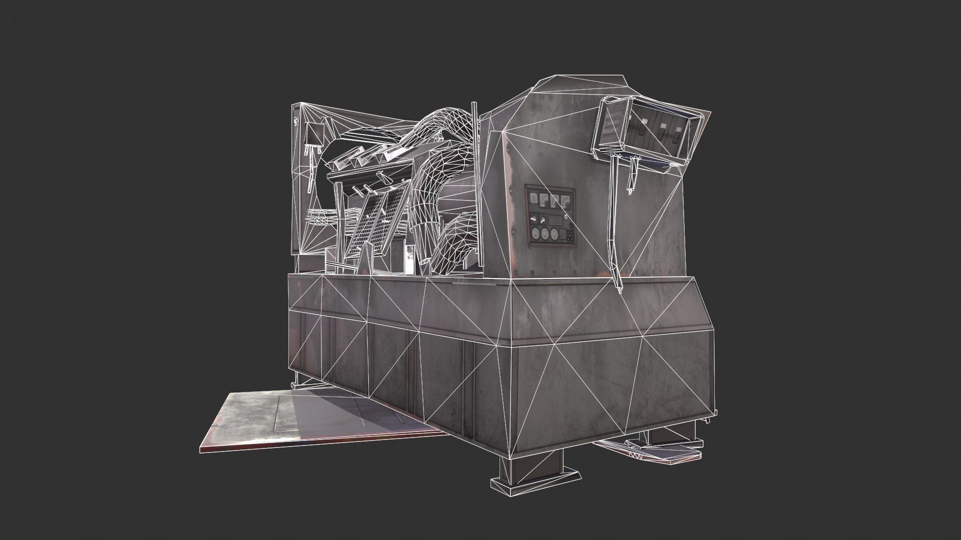 Broken Generator 3D model_6