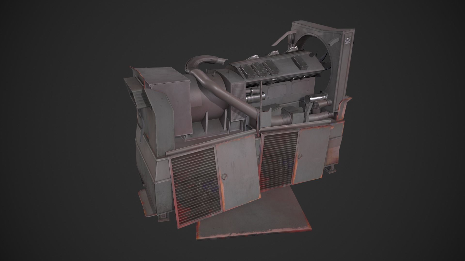 Broken Generator 3D model_3