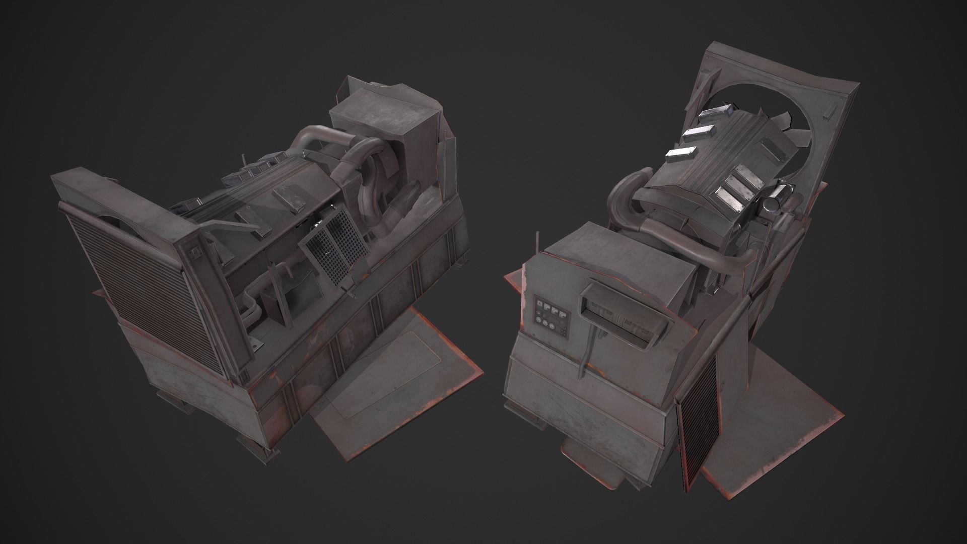 Broken Generator 3D model_7
