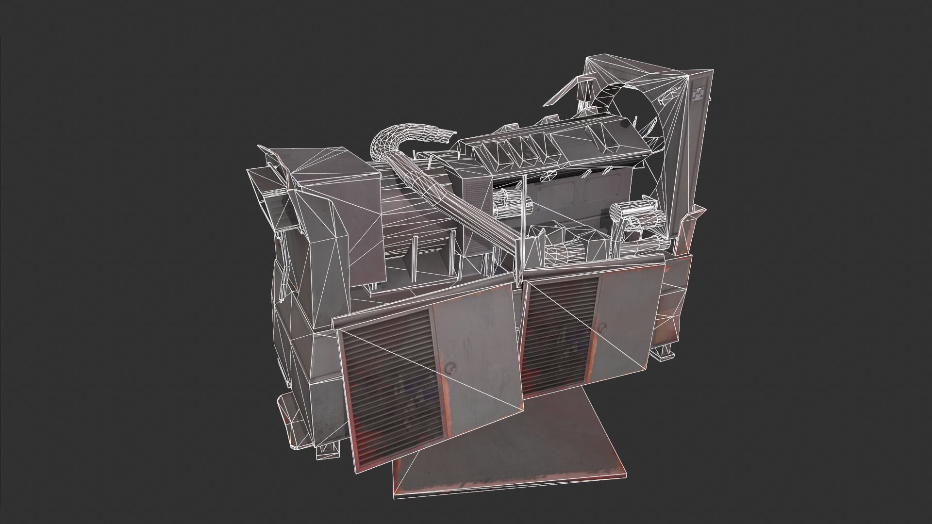 Broken Generator 3D model_4