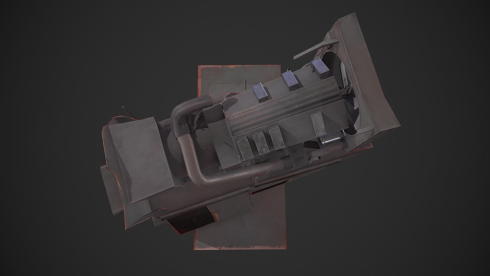 Broken Generator 3D model_9