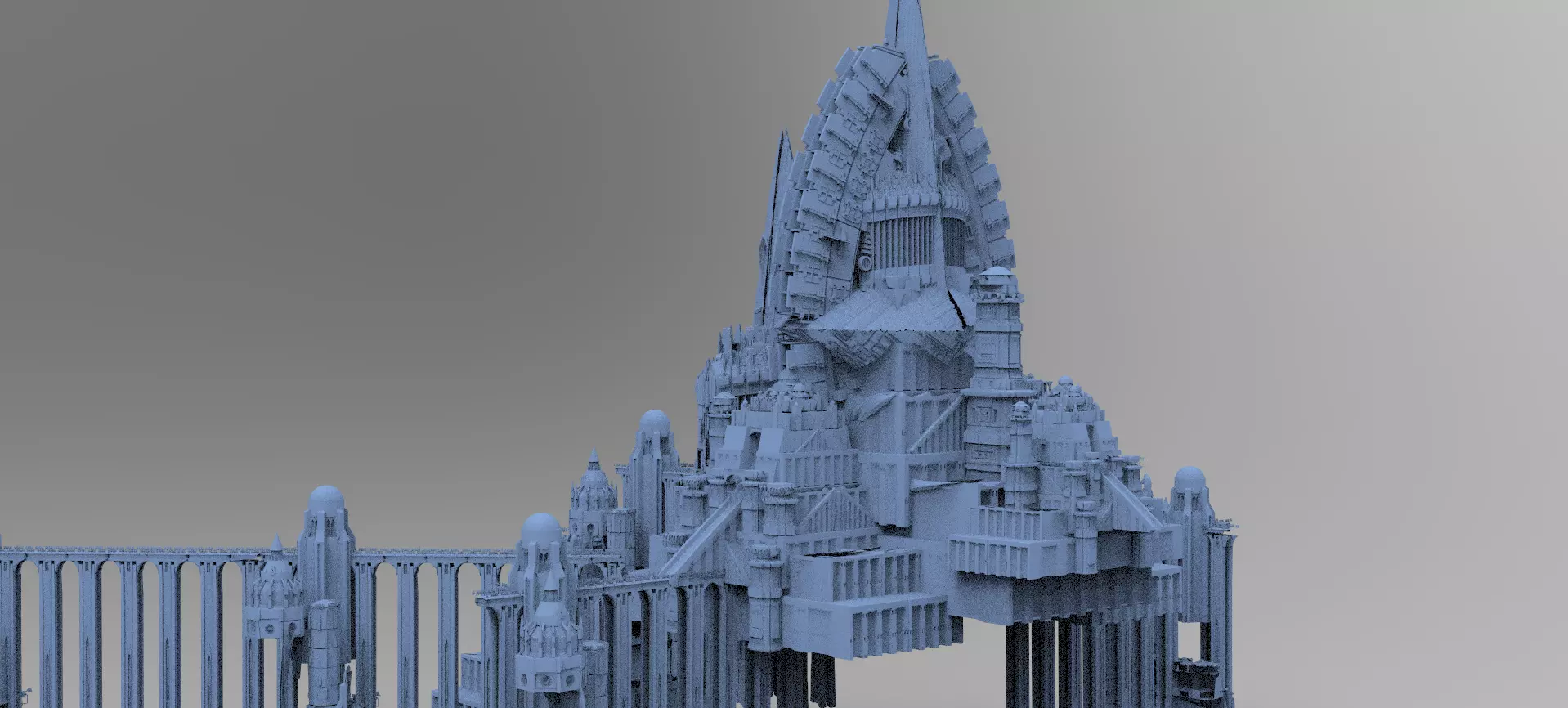 Grand Wizards Master Fortress Towers 3D model