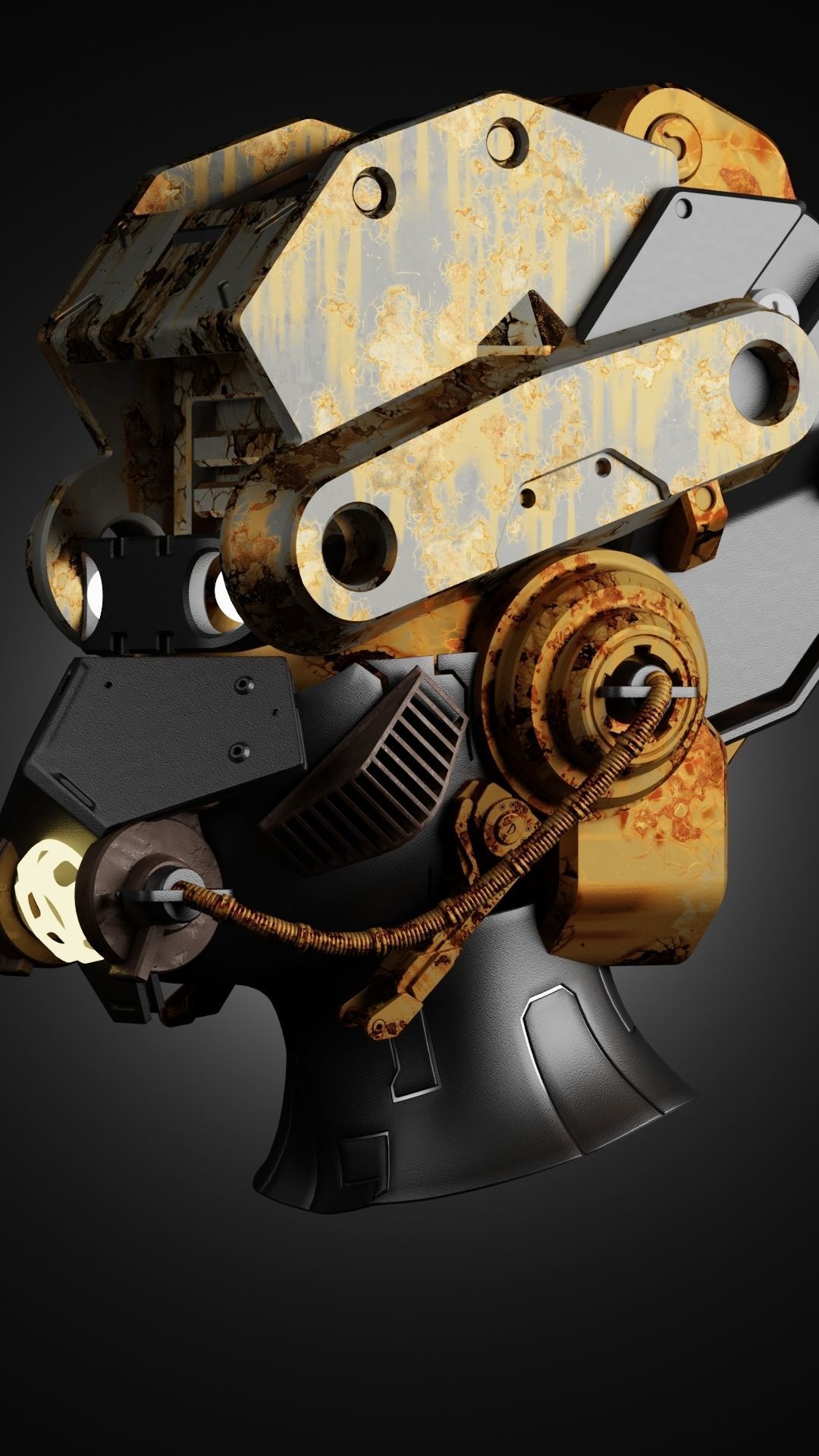 Sci-fi Character Cyborg 005 3D model_8