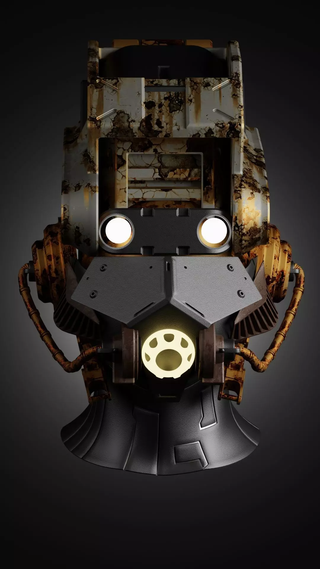 Sci-fi Character Cyborg 005 3D model_0