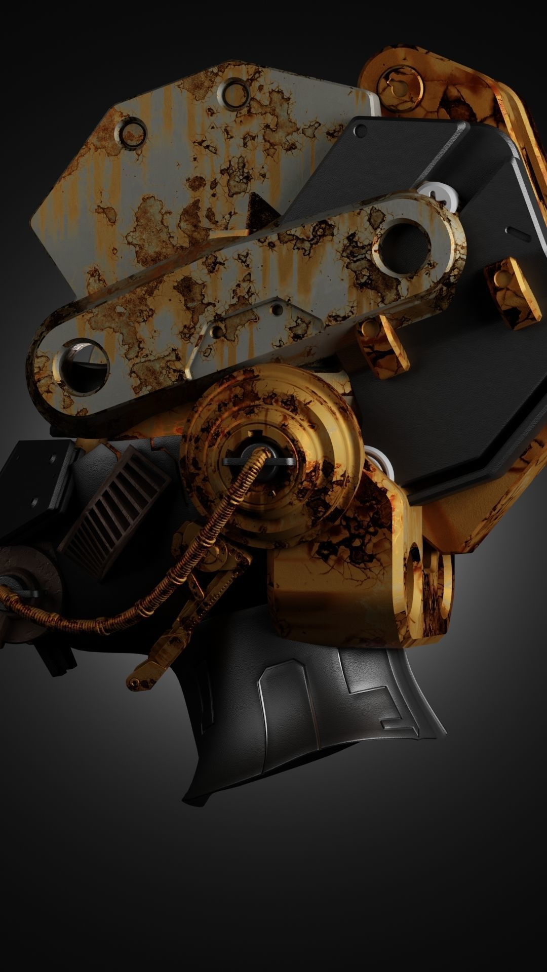 Sci-fi Character Cyborg 005 3D model_7