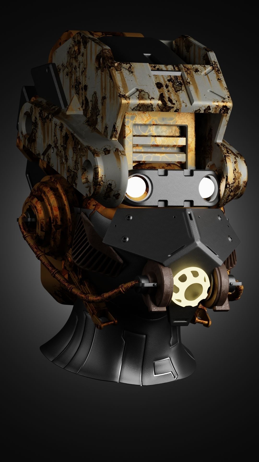 Sci-fi Character Cyborg 005 3D model_1