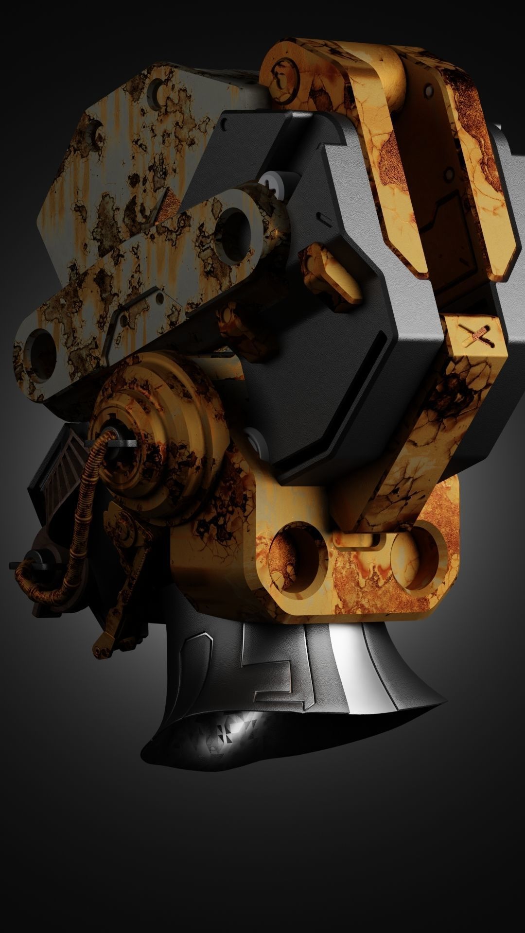 Sci-fi Character Cyborg 005 3D model_6