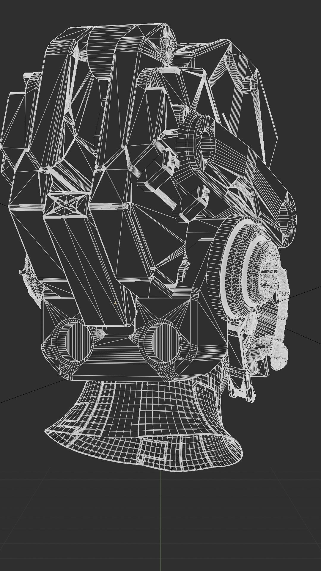 Sci-fi Character Cyborg 005 3D model_16