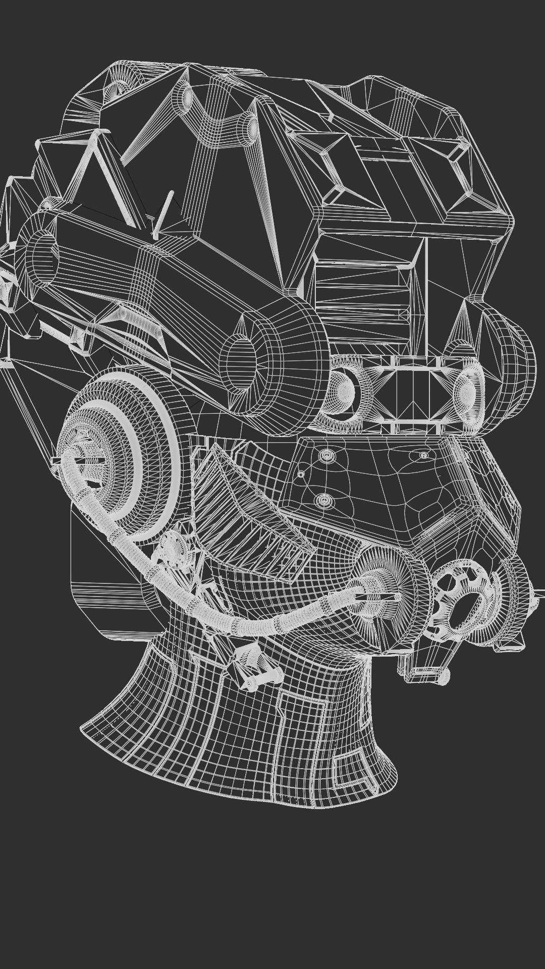 Sci-fi Character Cyborg 005 3D model_13