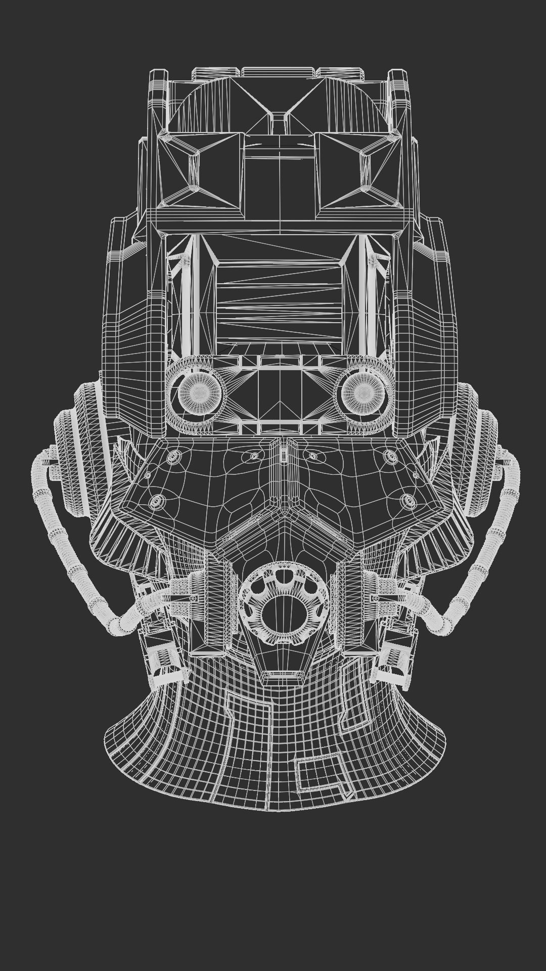 Sci-fi Character Cyborg 005 3D model_12