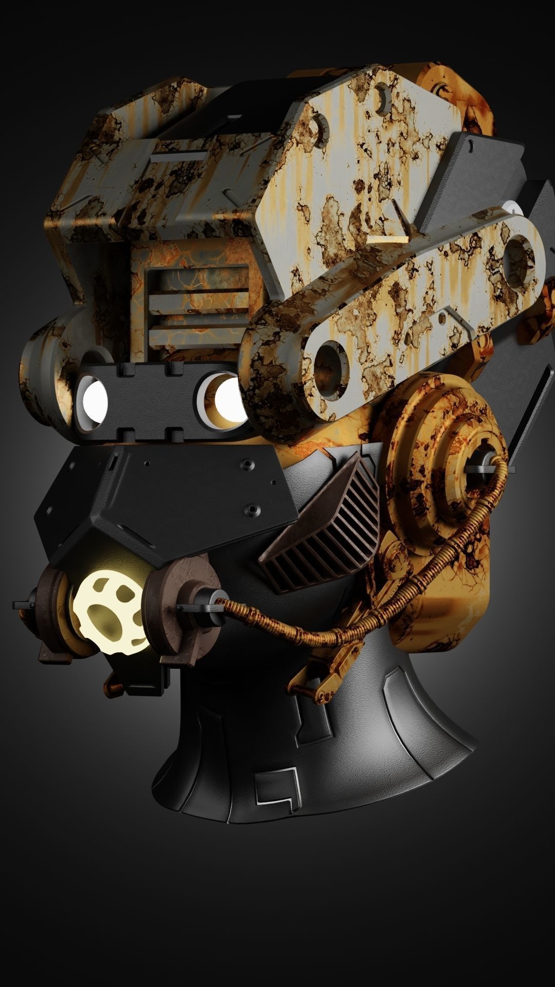 Sci-fi Character Cyborg 005 3D model_9